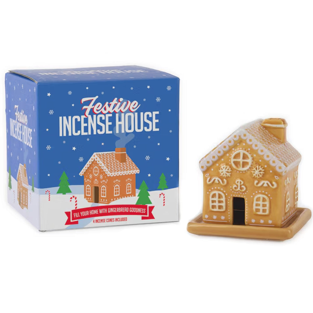 Gift Republic Festive Incense Gingerbread House
