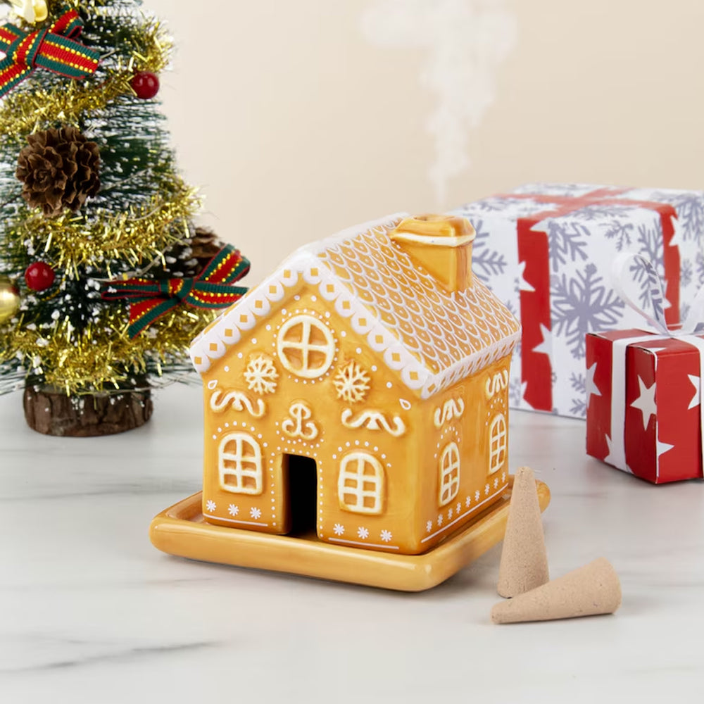 Gift Republic Festive Incense Gingerbread House