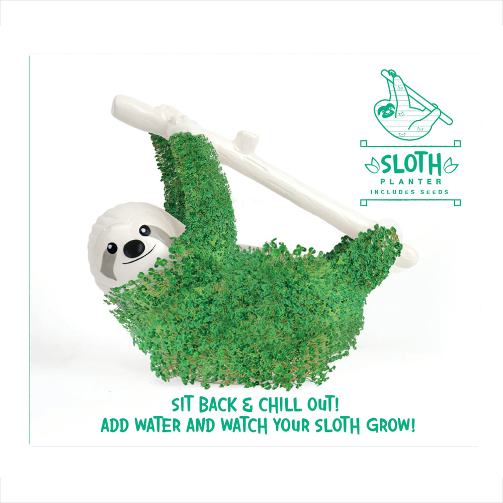 Gift Republic Sloth Planter with Seeds