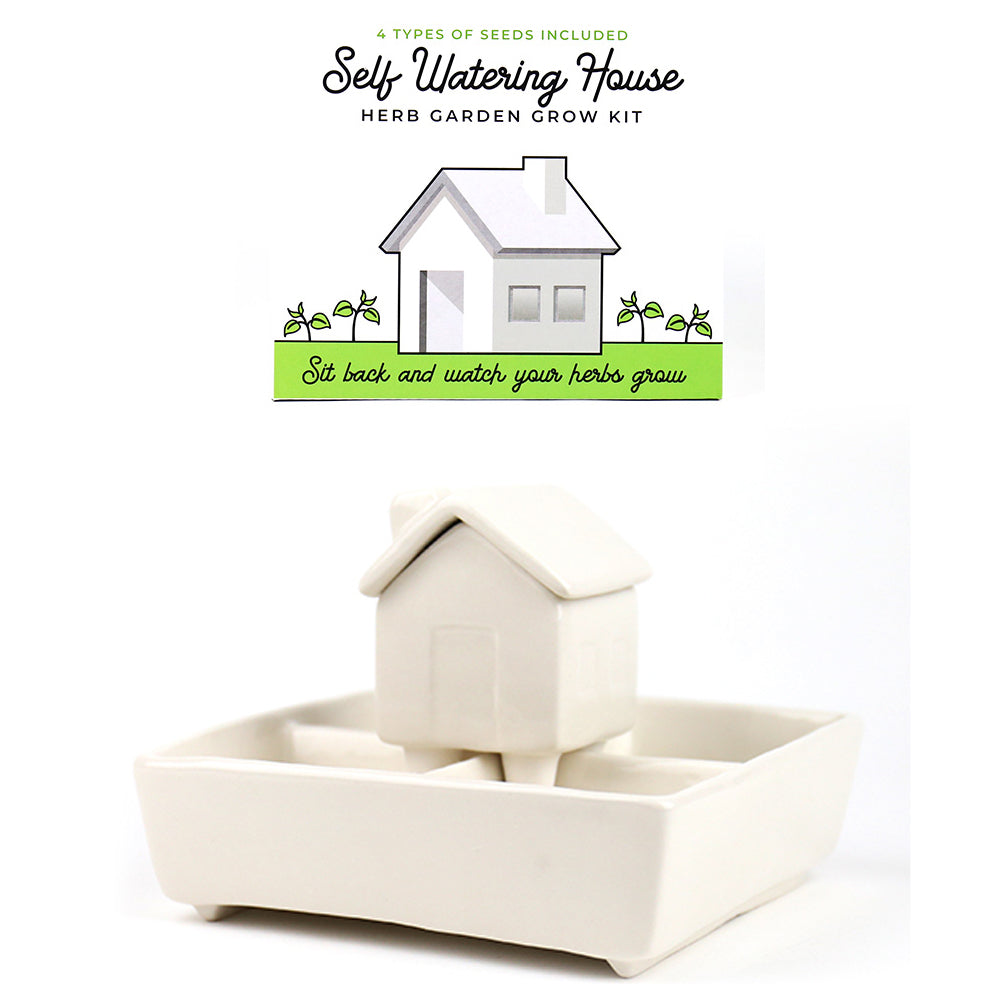 Gift Republic Self Watering House - Herb Garden Grow Kit - Ideal Gift