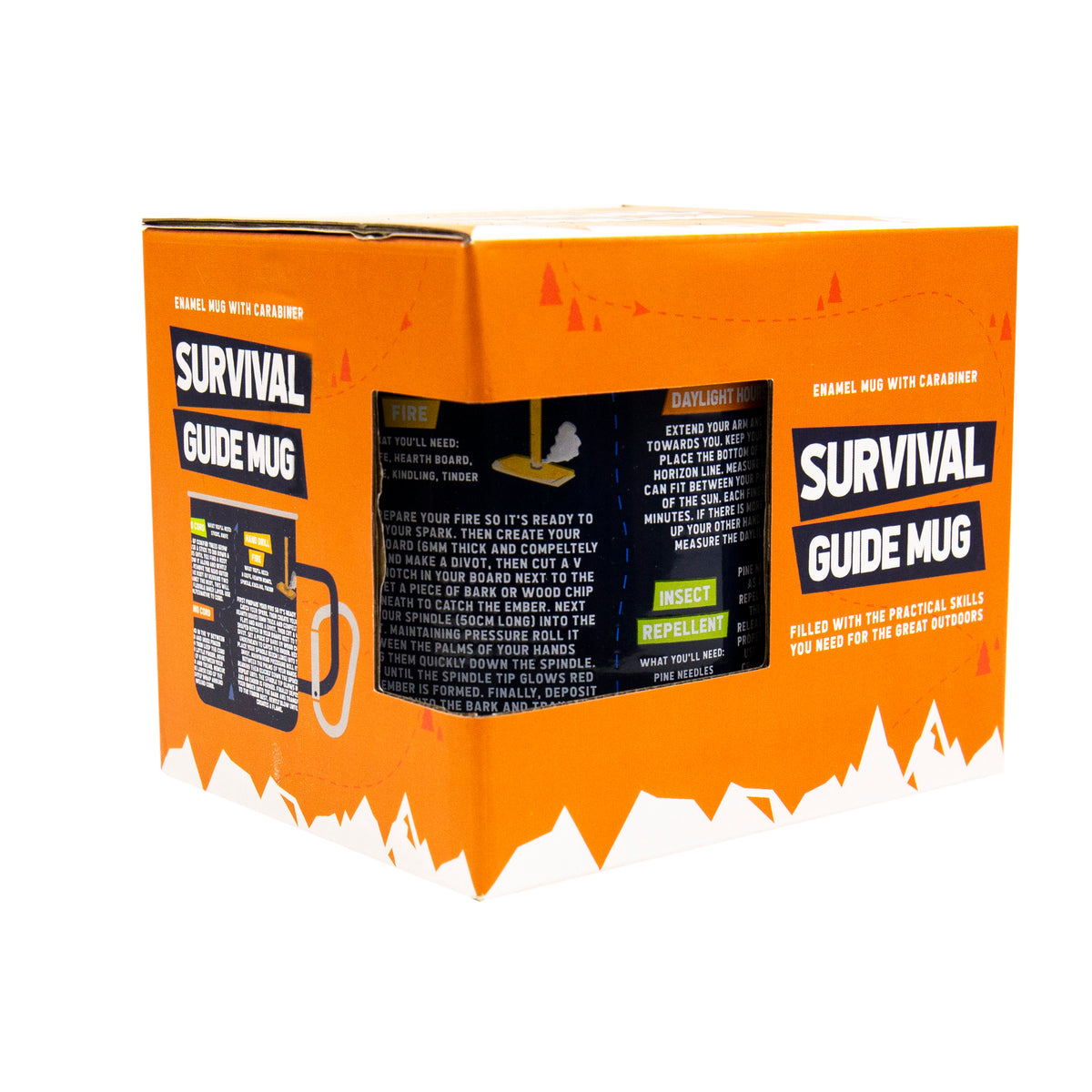 Gift Republic Survival Guide Enamel Mug