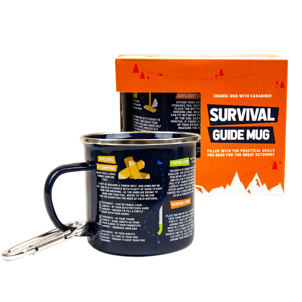 Gift Republic Survival Guide Enamel Mug
