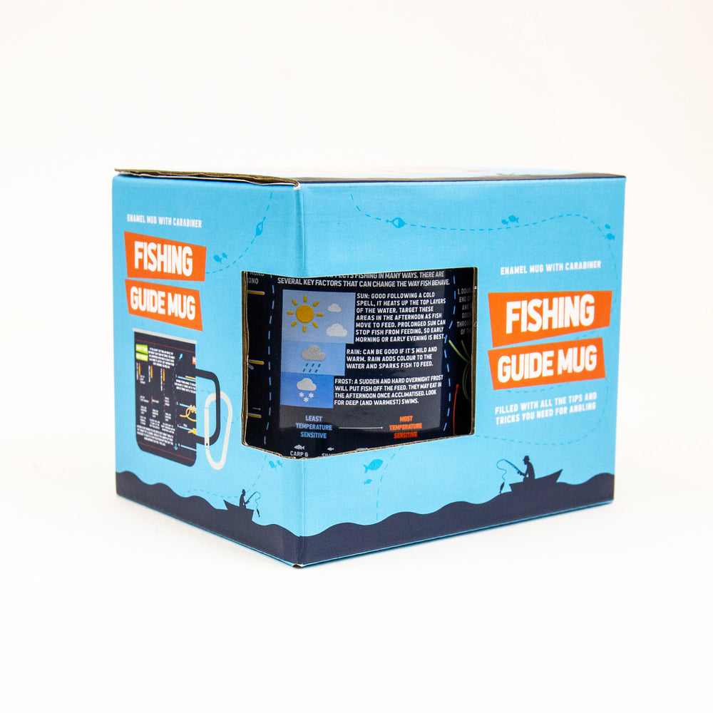 Gift Republic Fishing Guide Enamel Mug