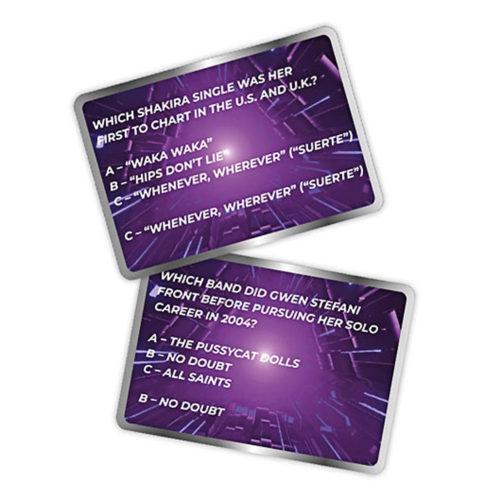 Gift Republic Super 00s Music Trivia Quiz Card Pack