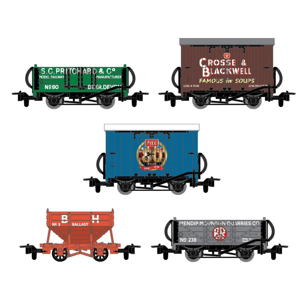 PECO 80th Anniversary OO9 Rolling Stock Pack Special Edition