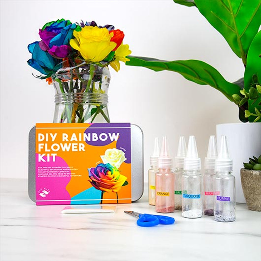 Gift Republic DIY Rainbow Flowers Kit