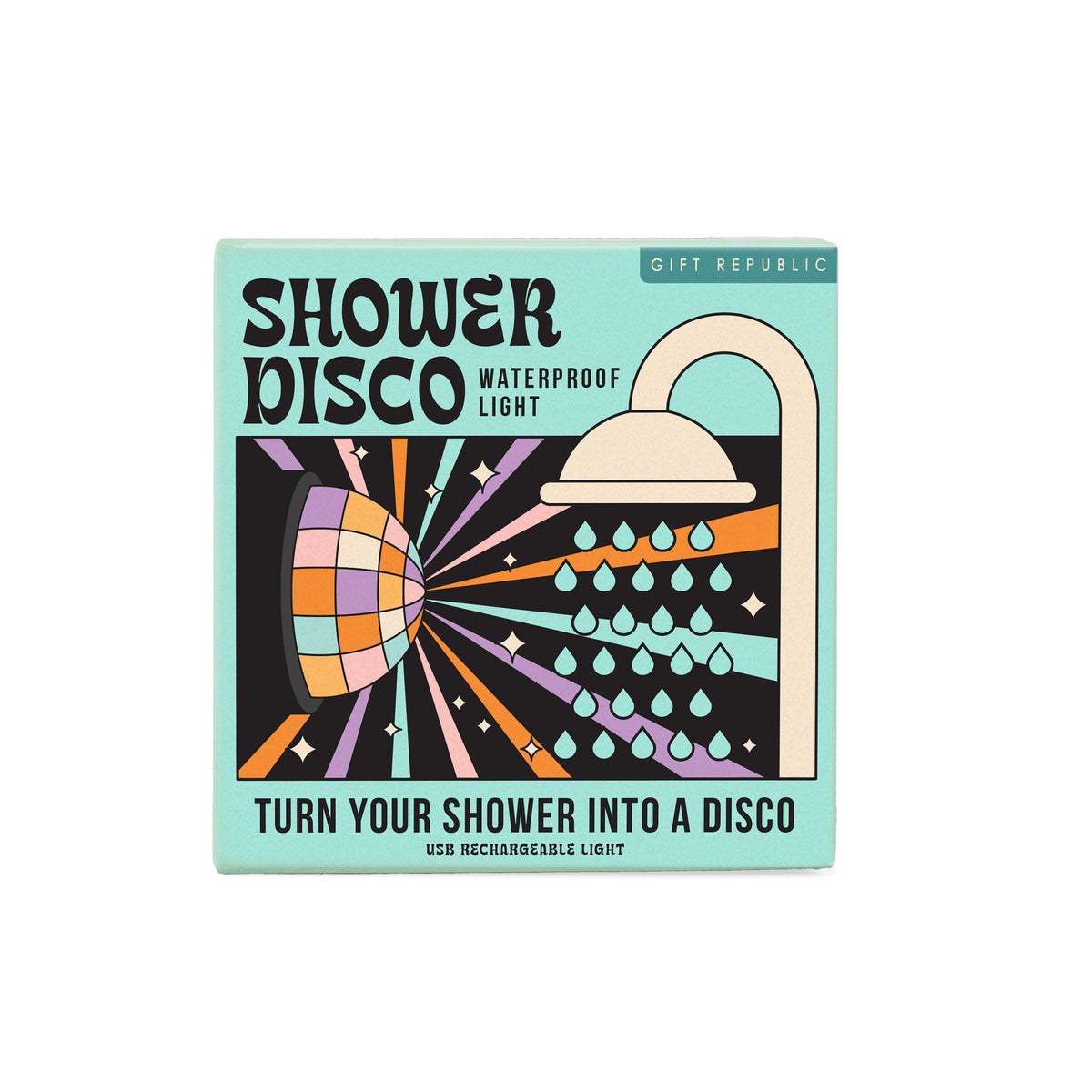 Gift Republic Shower Disco Waterproof Light