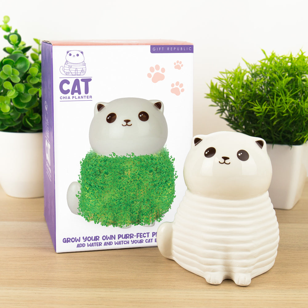 Gift Republic Cat Chia Planter