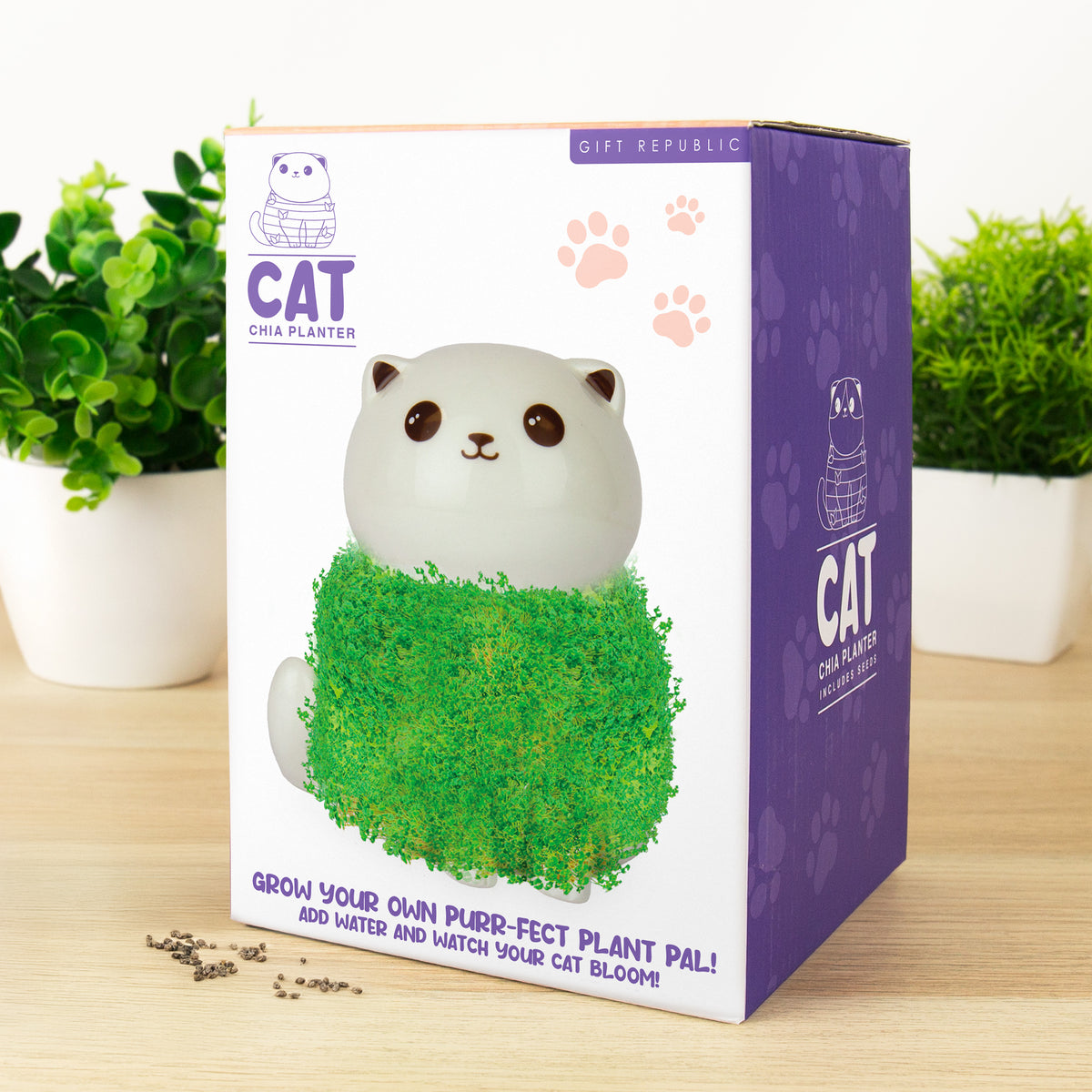 Gift Republic Cat Chia Planter