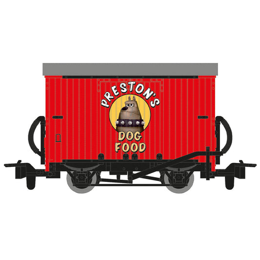 PECO x Aardman 50th Wallace & Gromit "Preston's Dog Food" OO9 Box Van GRAA001