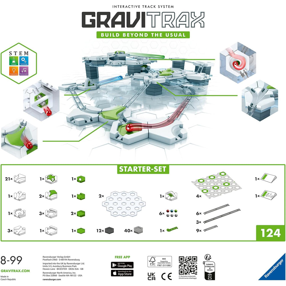 GraviTrax: Starter Set - Marble Run STEM Toy from Ravensburger Age 8+