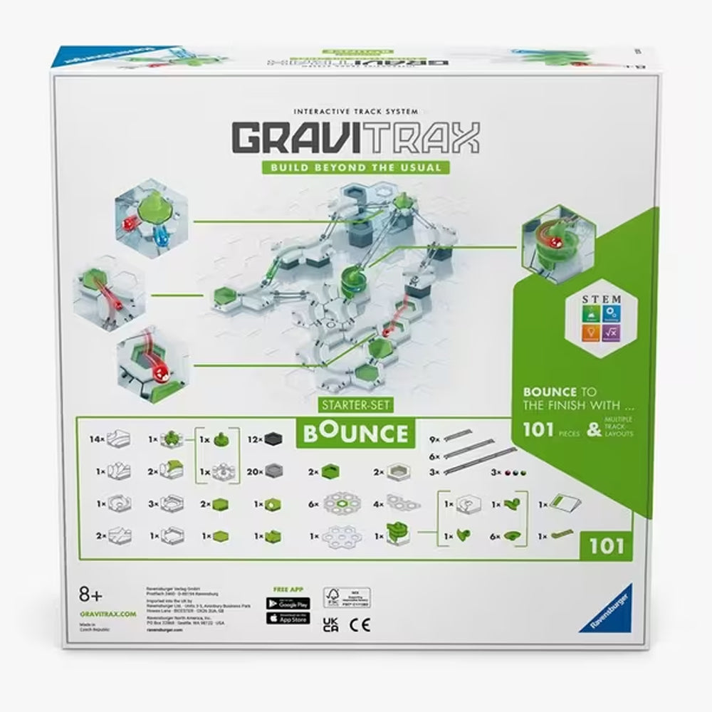GraviTrax Starter Set Bounce - Marble Run STEM Toy from Ravensburger Age 8+