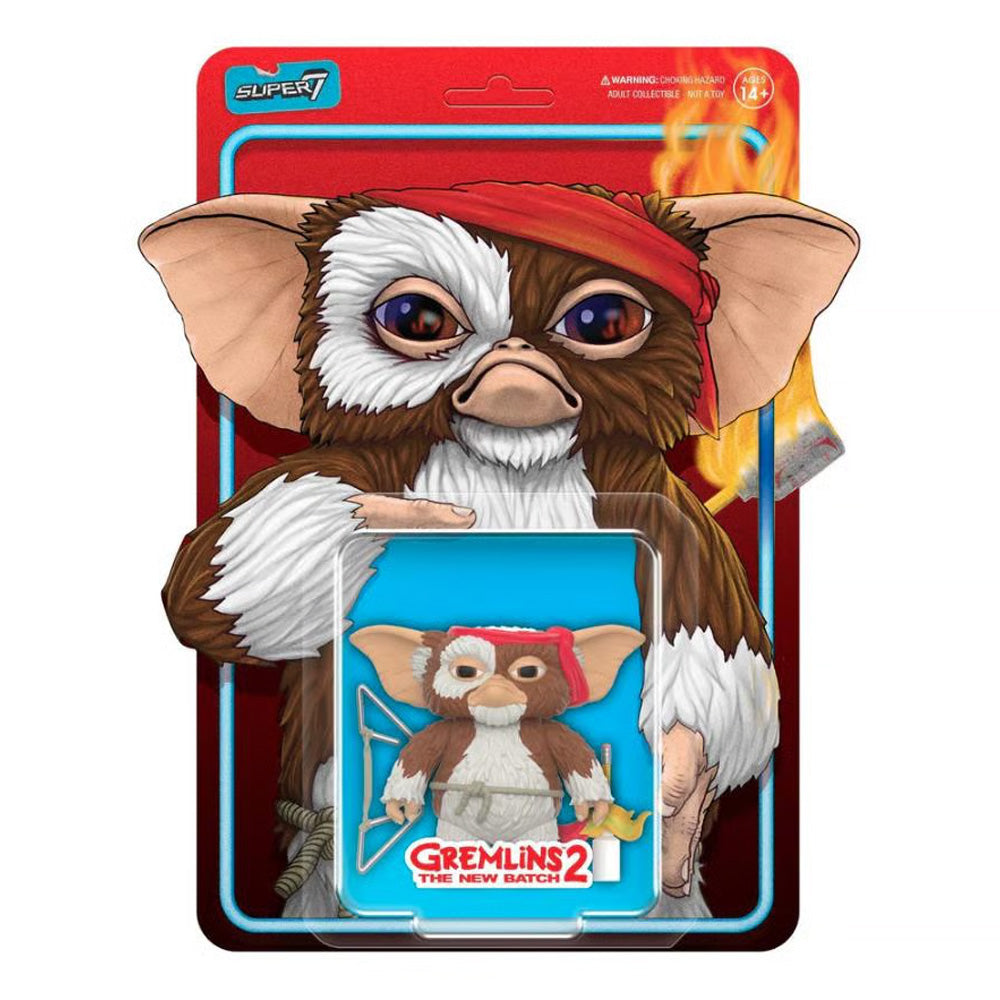 Super7 ReAction Gremlins 2 - Gizmo: Battle Ready Action Figure