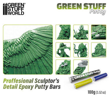 Green Stuff World Kneadatite Putty Bar 100g