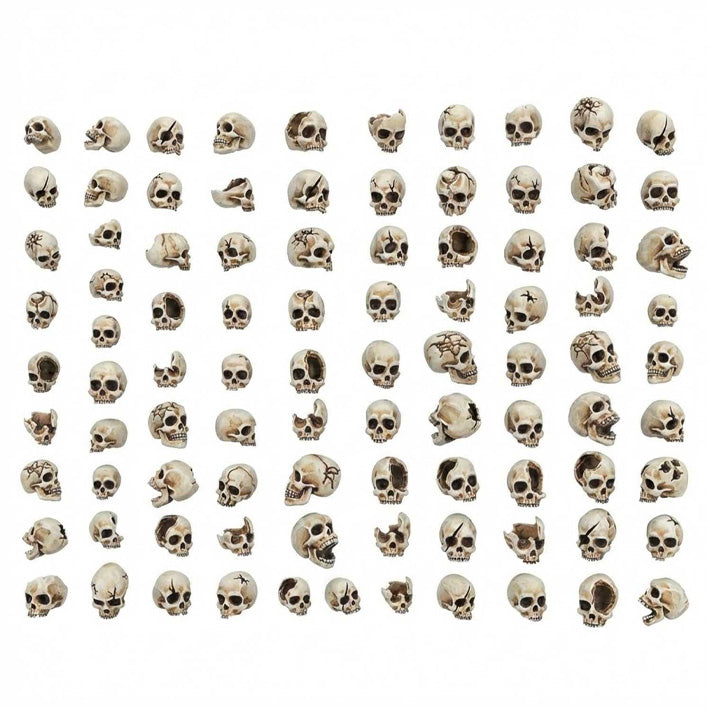 Green Stuff World Resin Skulls x85 for Wargaming Miniaures Dioramas etc
