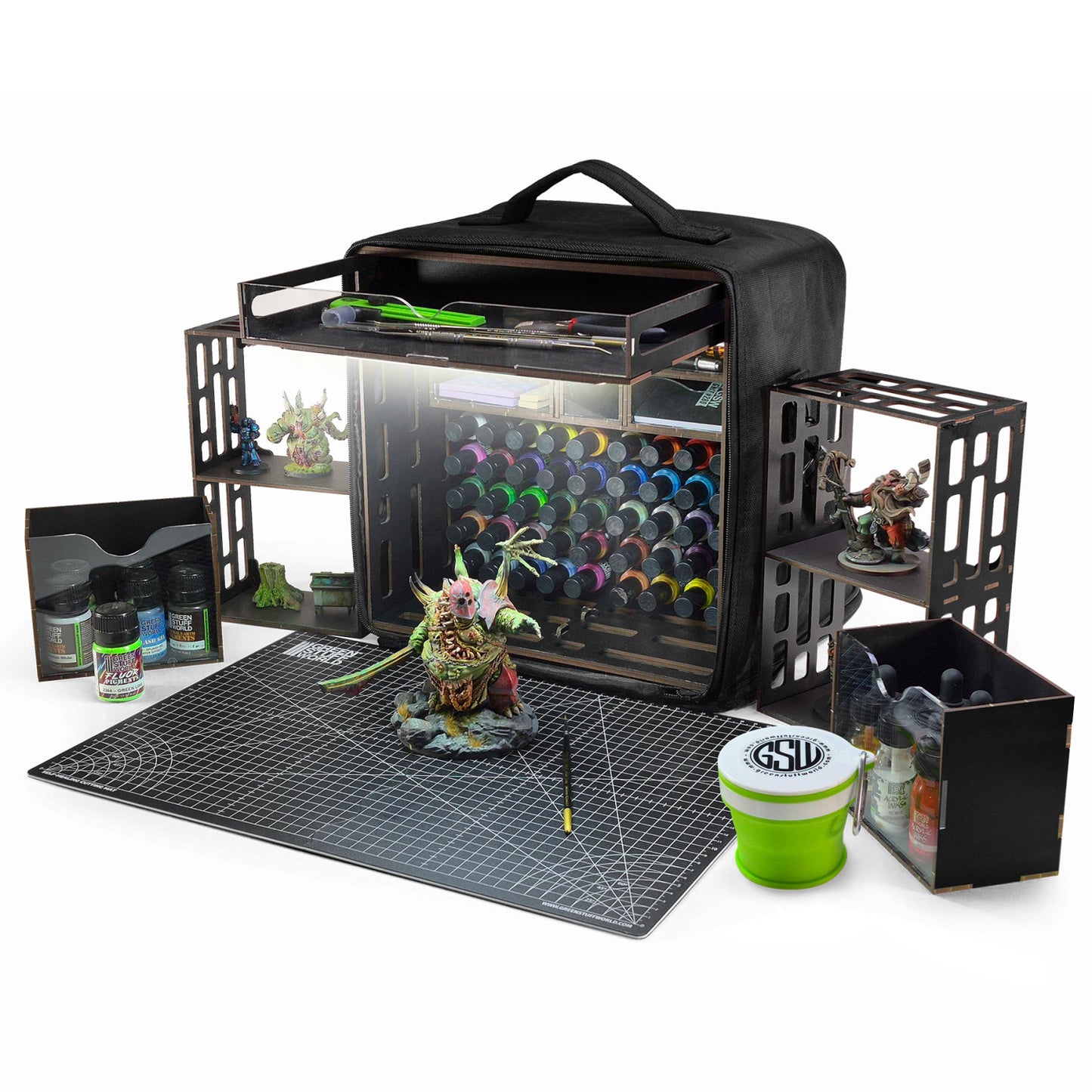 Green Stuff World Portable Paint Station On-The-Go Workstation