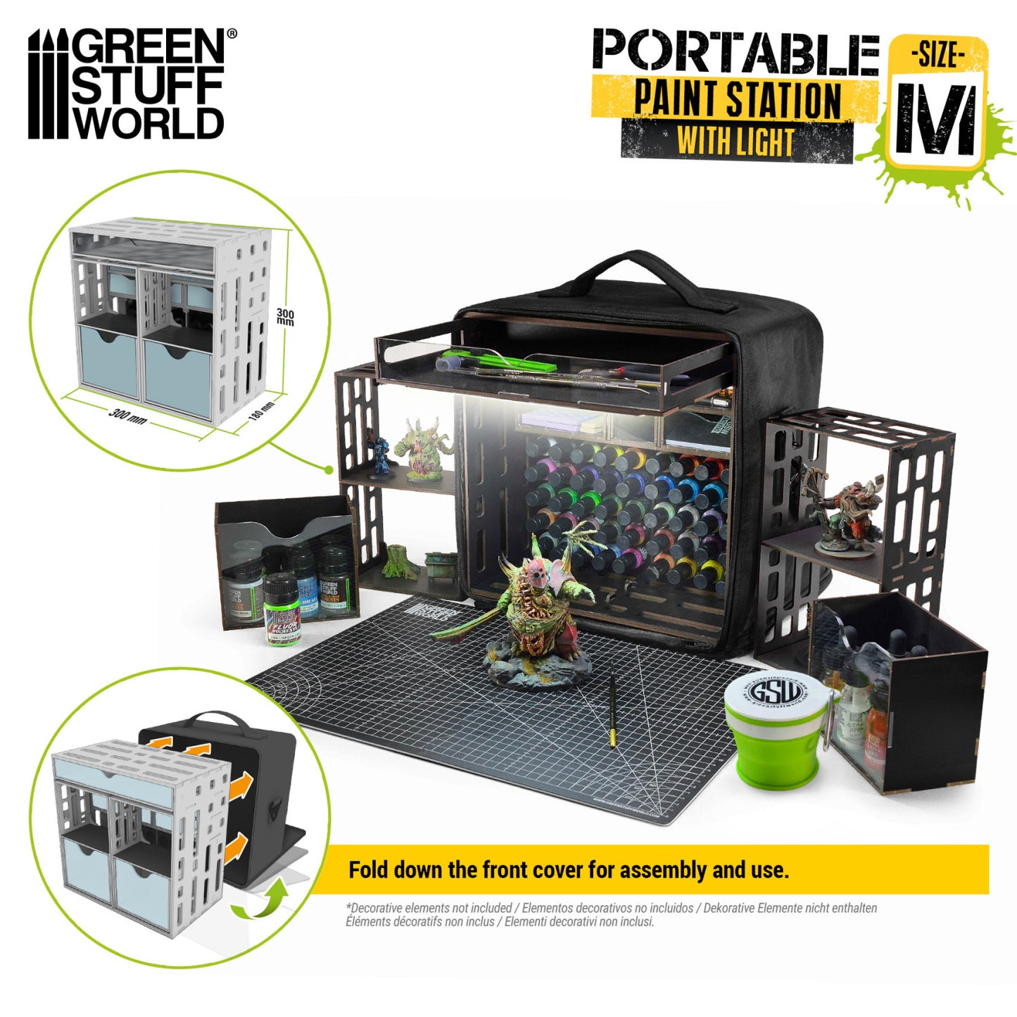 Green Stuff World Portable Paint Station On-The-Go Workstation
