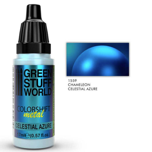 Green Stuff Celestial Azure Chameleon Model Paint 17ml 1559