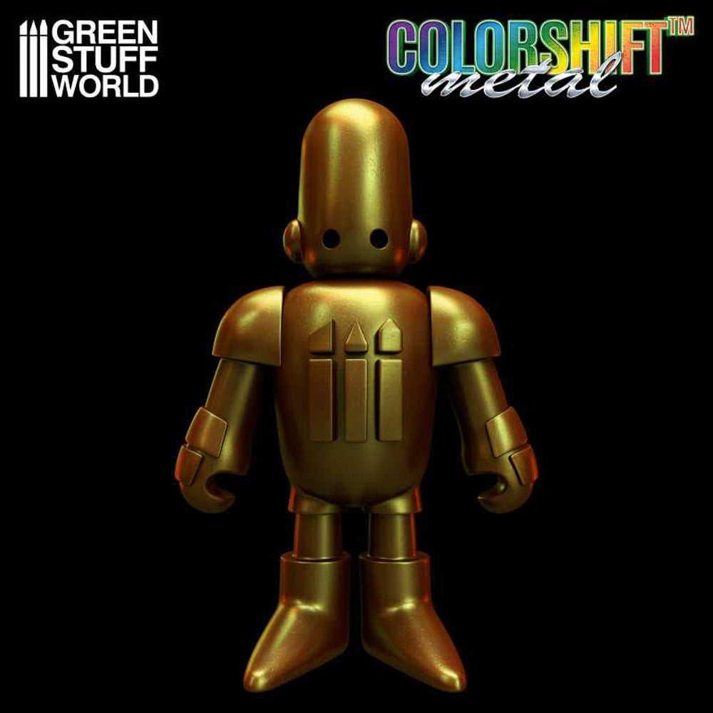Green Stuff Burning Gold Chameleon Colorshift Metal Model Paint 17ml 1606