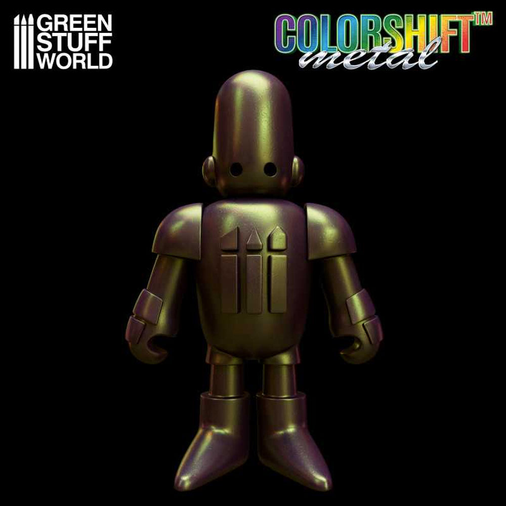Green Stuff Martian Green Chameleon Colorshift Metal Model Paint 17ml 1607