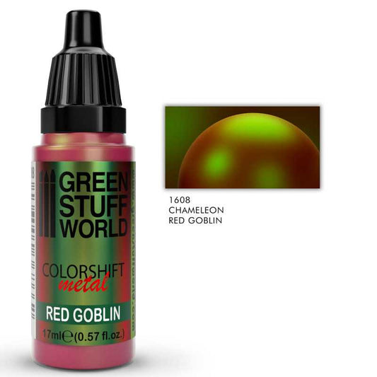 Green Stuff Red Goblin Chameleon Colorshift Metal Model Paint 17ml 1608