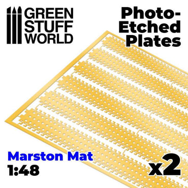 Green Stuff World Photo-Etch Marston Mats 1:48 Diorama Accessory 2755