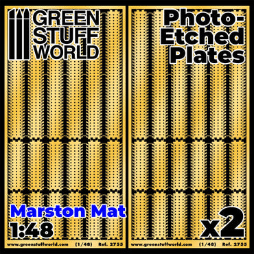Green Stuff World Photo-Etch Marston Mats 1:48 Diorama Accessory 2755