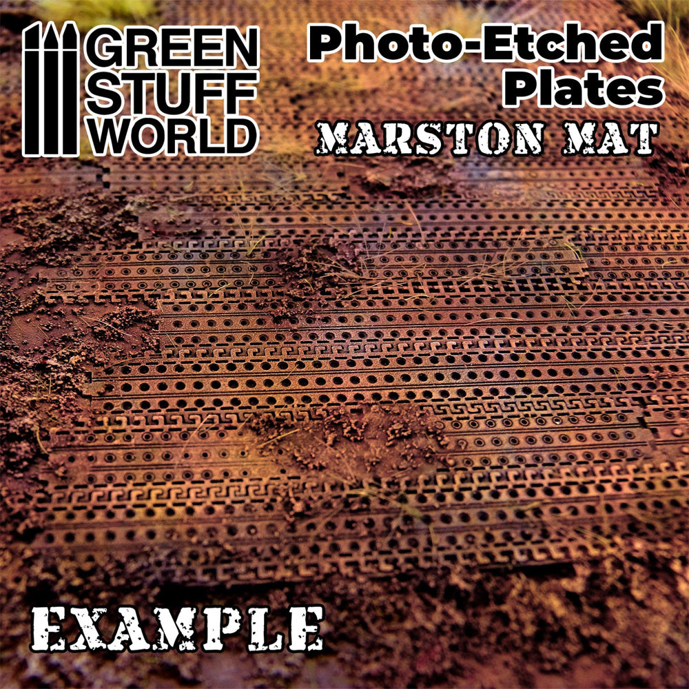 Green Stuff World Photo-Etch Marston Mats 1:48 Diorama Accessory 2755