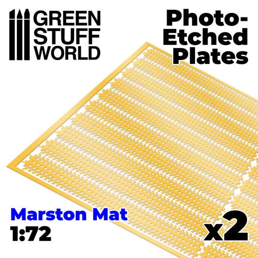 Green Stuff World Photo-Etch Marston Mats 1:72 Diorama Accessory 2756