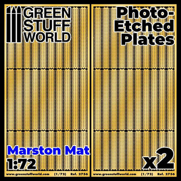 Green Stuff World Photo-Etch Marston Mats 1:72 Diorama Accessory 2756