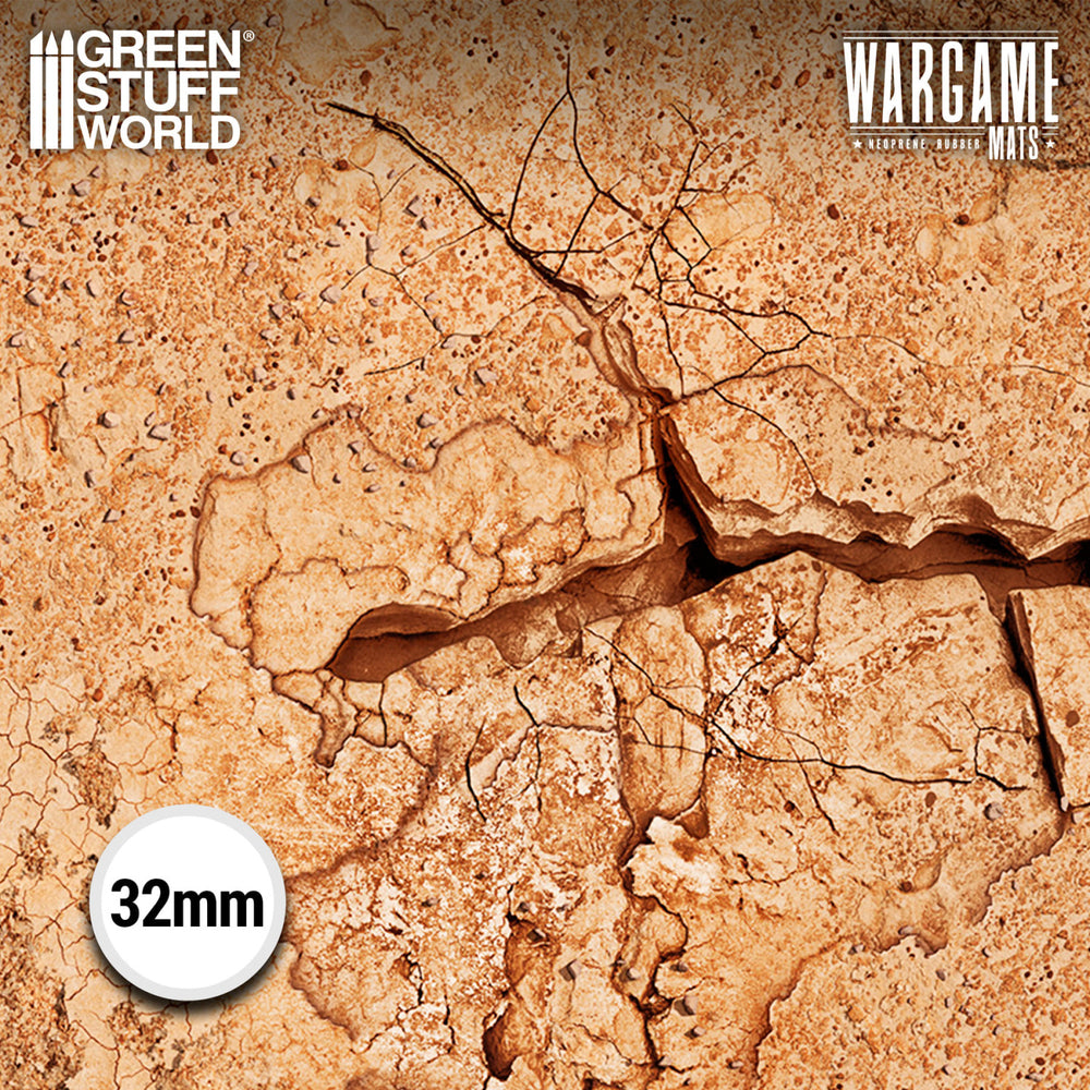 Green Stuff World Wargame Mat - Dreadrock Badlands - 76x56cm for Kill Team