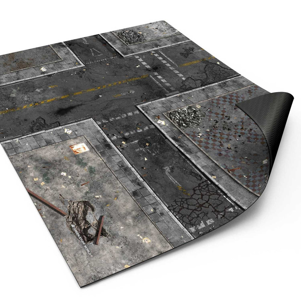 Green Stuff World Wargame Mat - Ground Zero District - 76x56cm for Kill Team