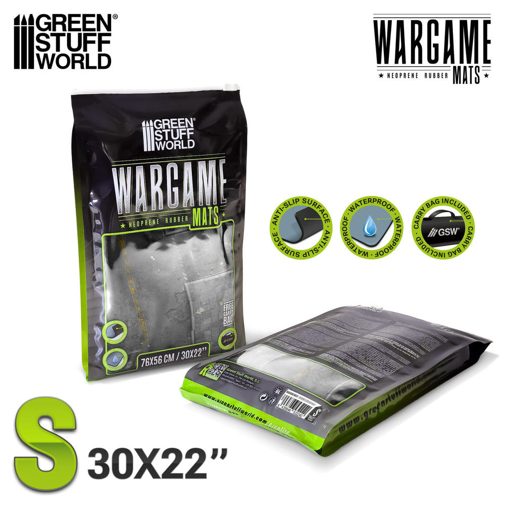 Green Stuff World Wargame Mat - Ground Zero District - 76x56cm for Kill Team