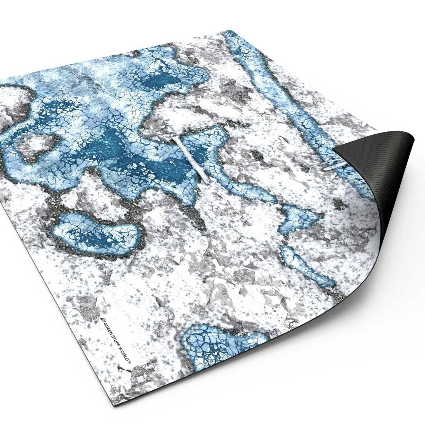 Green Stuff World Wargame Mat - Blizzard Hollows - 76x56cm for Kill Team
