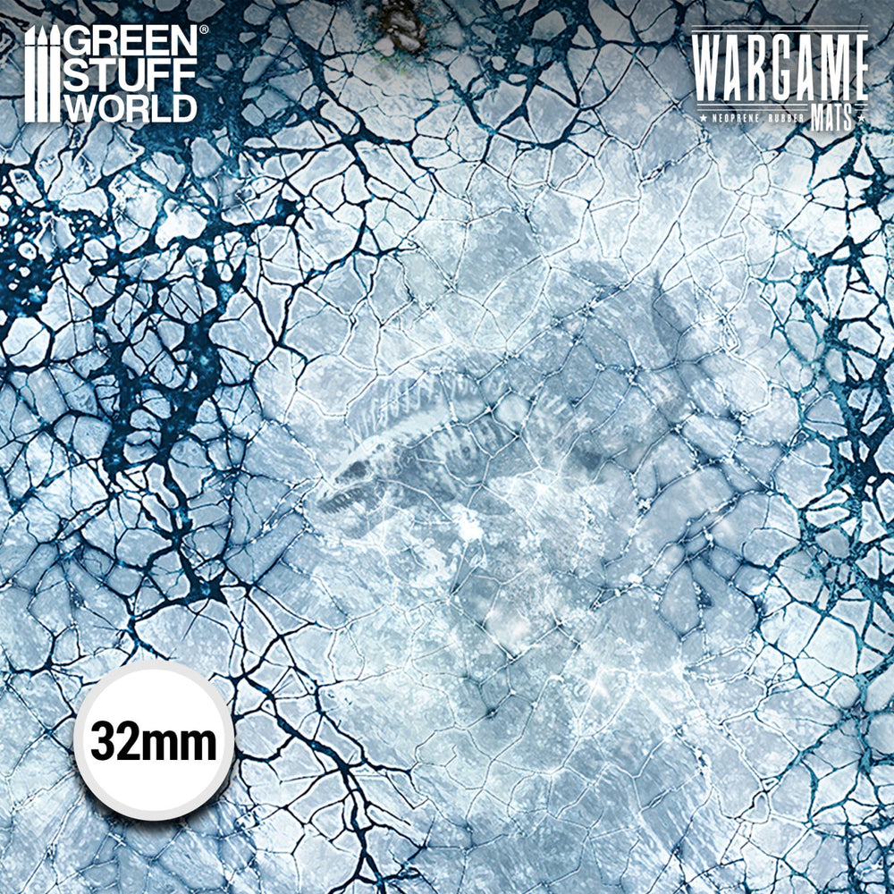 Green Stuff World Wargame Mat - Blizzard Hollows - 76x56cm for Kill Team