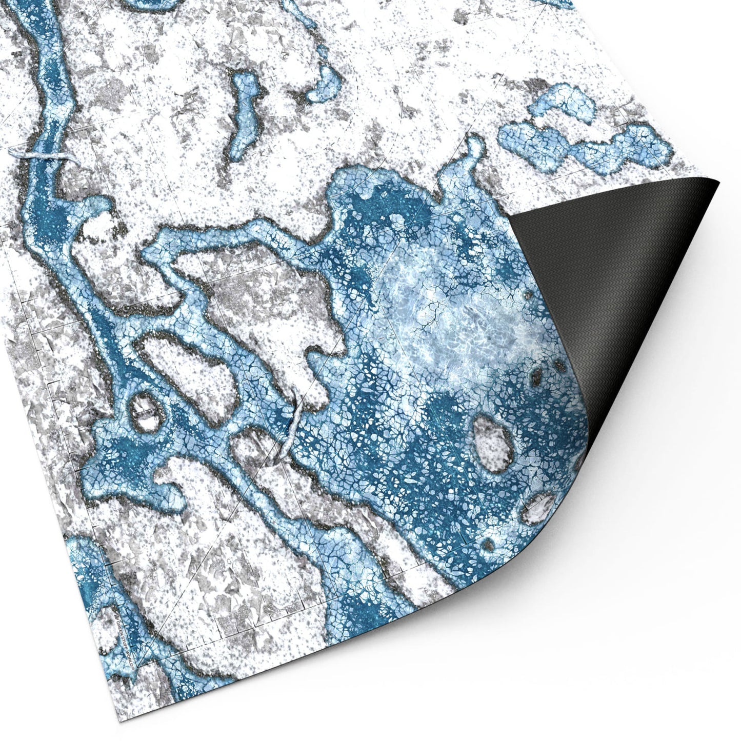 Green Stuff World Wargame Mat - Blizzard Hollows - 155x114cm for Warhammer 40k