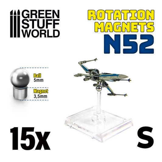 Green Stuff World Rotation Magnets - Size S - Model Display Enhancement 9275