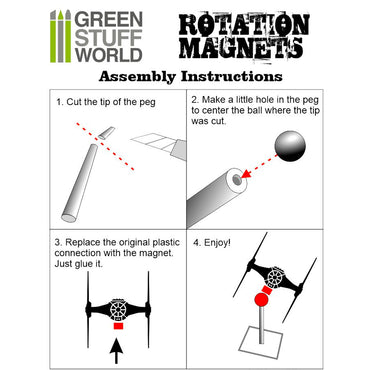 Green Stuff World Rotation Magnets - Size S - Model Display Enhancement 9275