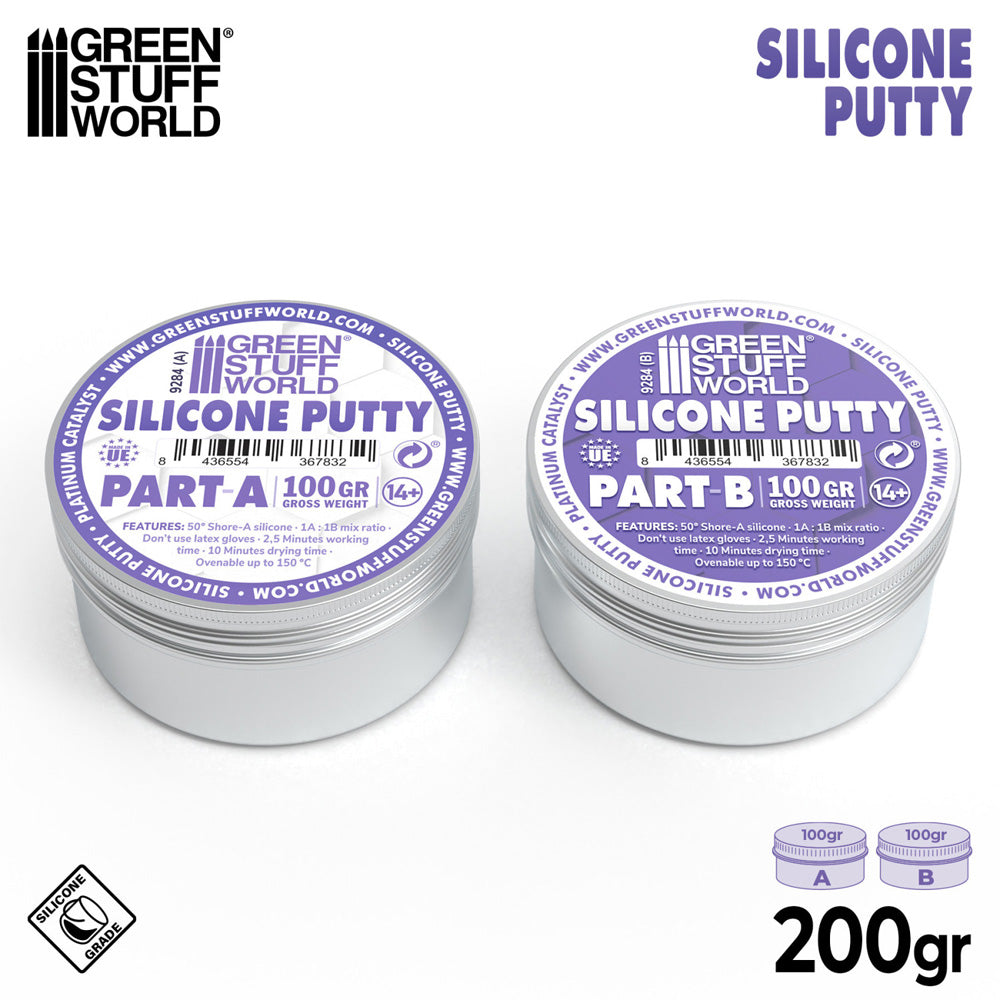 Green Stuff World Violet Two-Part Silicone Putty 200g 9284