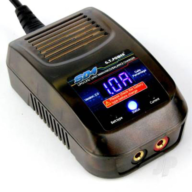 GT Power SD4 20W AC 3A UK Charger LiPo LiFe LiHv NiMH NiCd Balance Cha ...