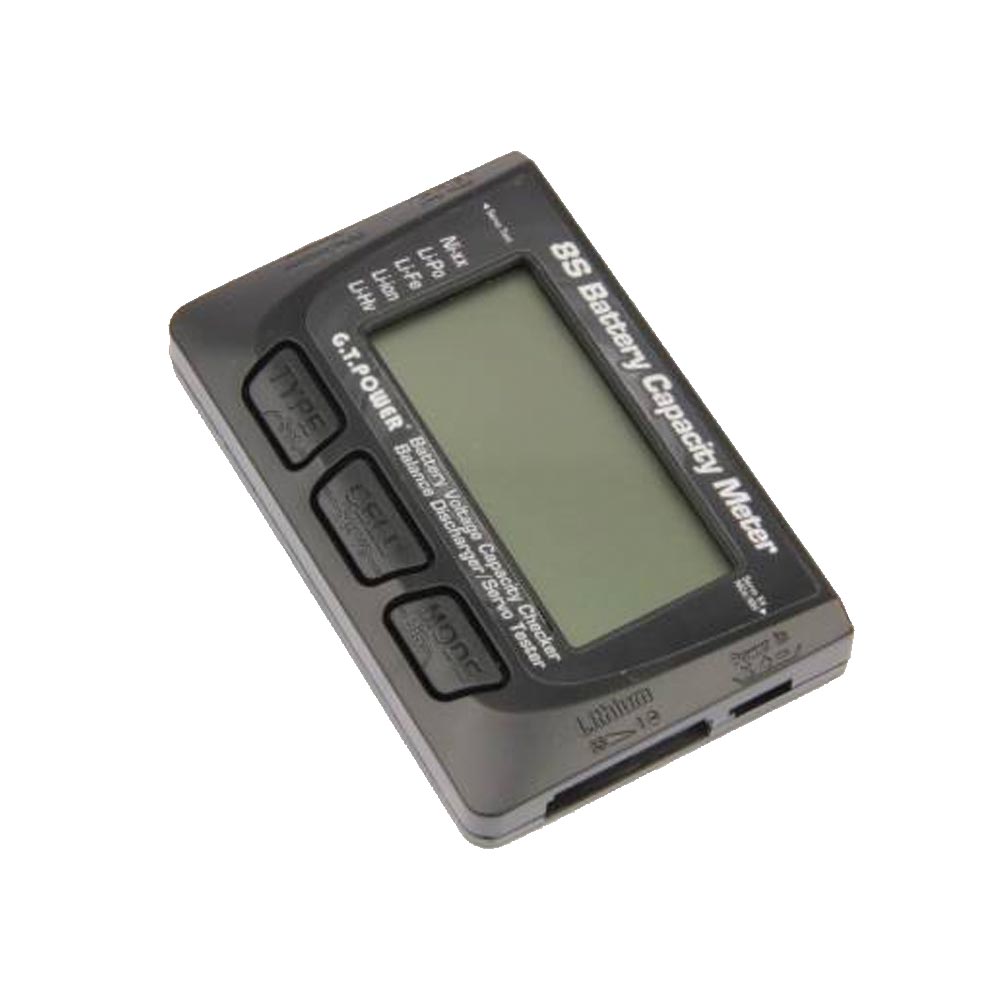 GT Power RC Car 8S Battery Capacity Meter 2-8S LiPo, NiCd - NiMh