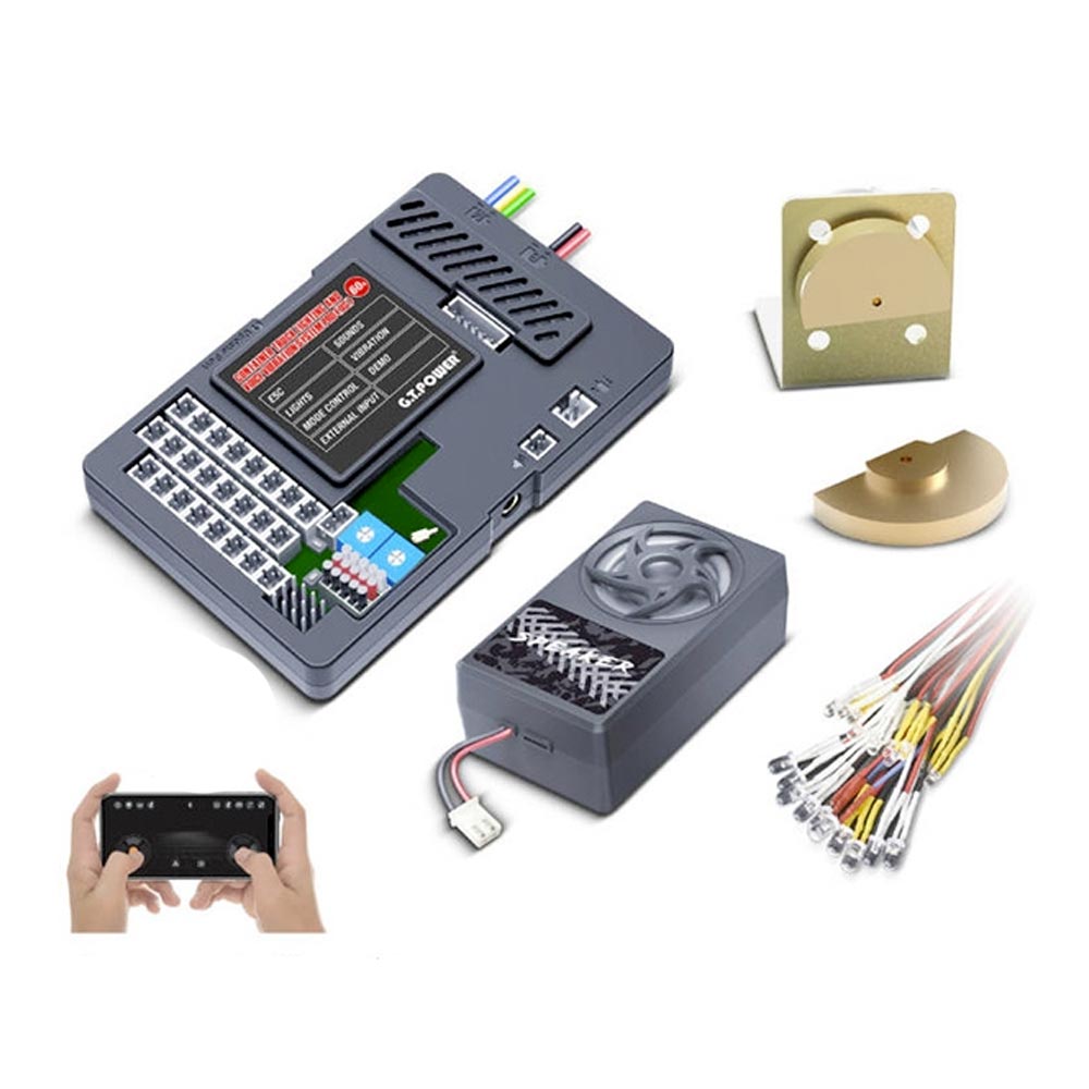 GT Power RC Container Truck Lighting & Sound Vibration Pro System EU-Style 0177