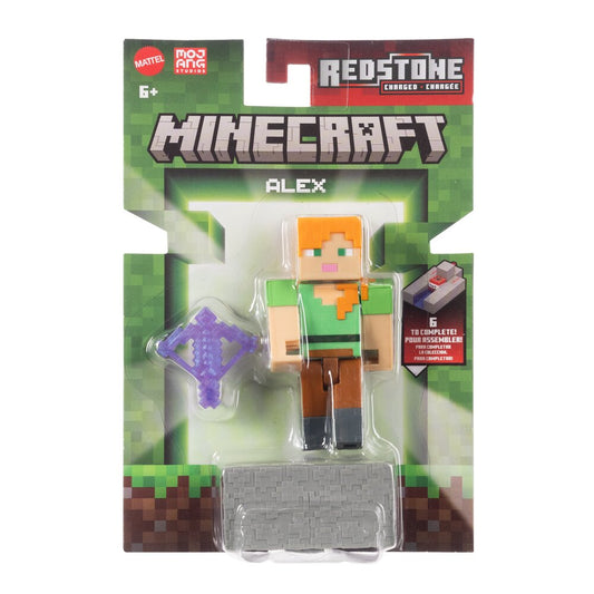 Minecraft Alex Action Figure Age 6+ Mattel JJR91