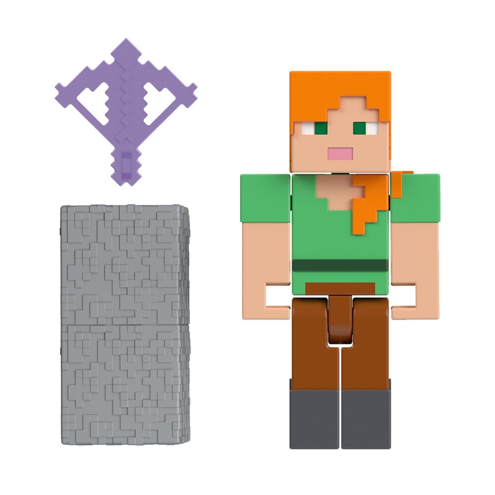 Minecraft Alex Action Figure Age 6+ Mattel JJR91