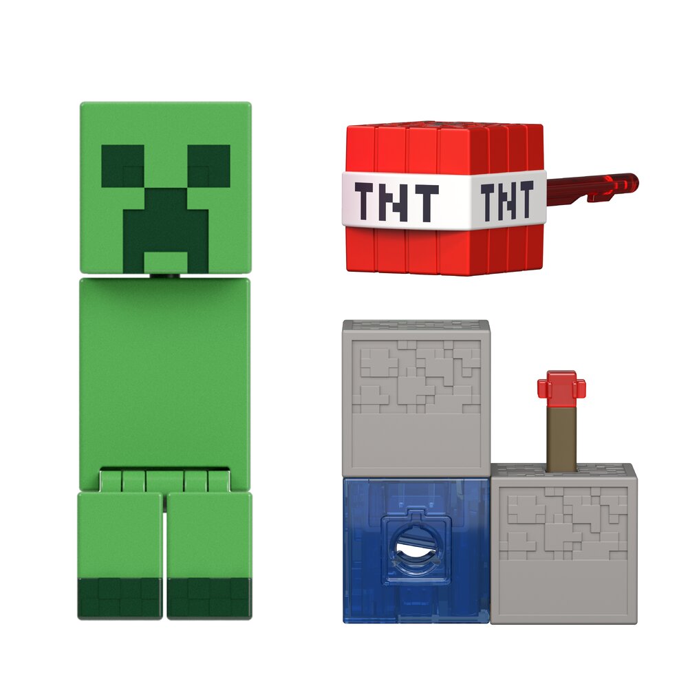 Minecraft Charged Creeper Action Figure Age 6+ Mattel JJR92