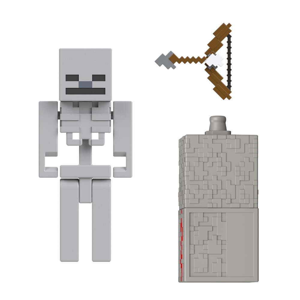 Minecraft Charged Skeleton Action Figure Age 6+ Mattel JJR93