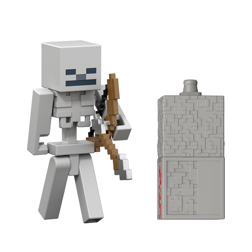 Minecraft Charged Skeleton Action Figure Age 6+ Mattel JJR93