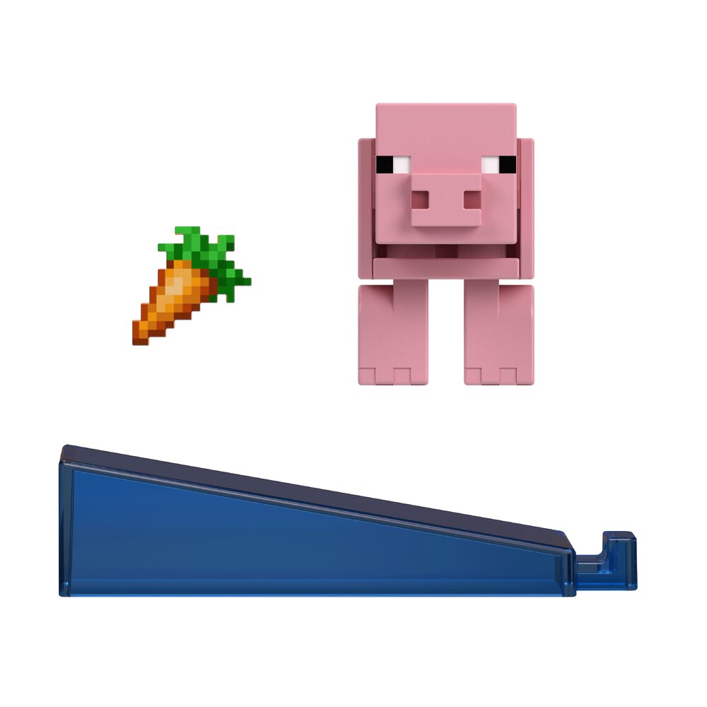 Minecraft Pig Action Figure Age 6+ Mattel JJR96