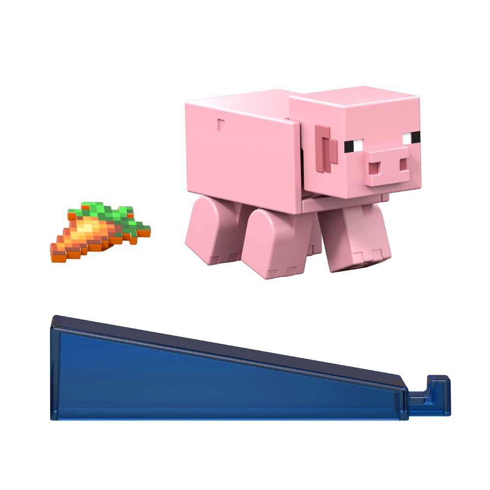 Minecraft Pig Action Figure Age 6+ Mattel JJR96