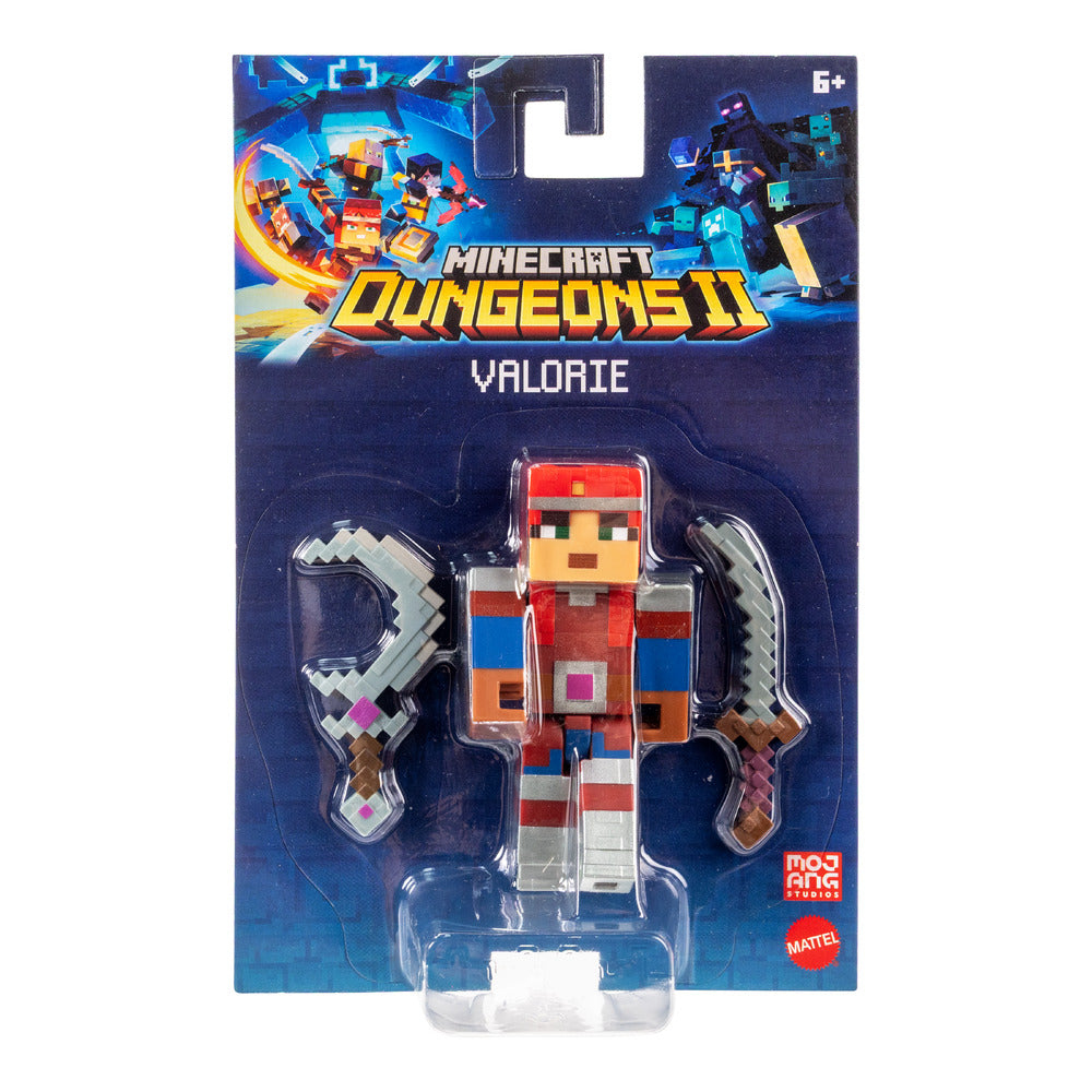 Minecraft Dungeons II Valorie 3.25" Action Figure Age 6+ Mattel JML77